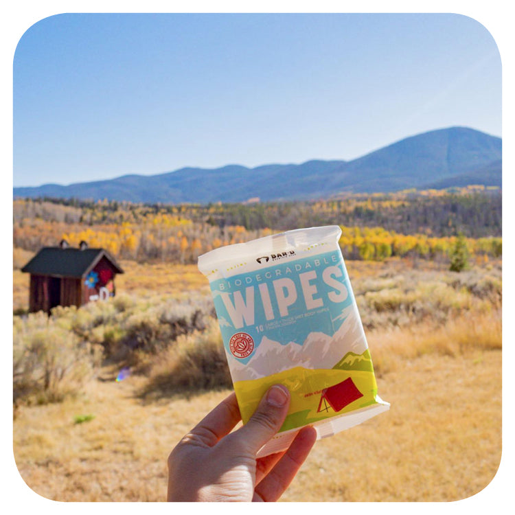 Bar-D Biodegradable Body Wipes with Tea Tree Oil & Aloe Vera - Refreshing Shower Wipes (3-Pack, 10 Wipes/Pack)