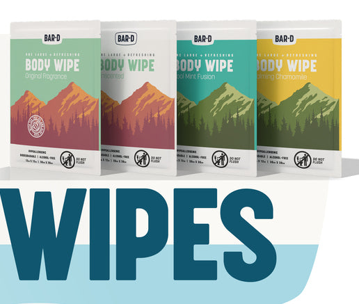 Full Body Wipes Bundle Pack-80 I Aloe Vera, Mint, Unscented, Chamomile | 20 Individually Wrapped Wipes x 4