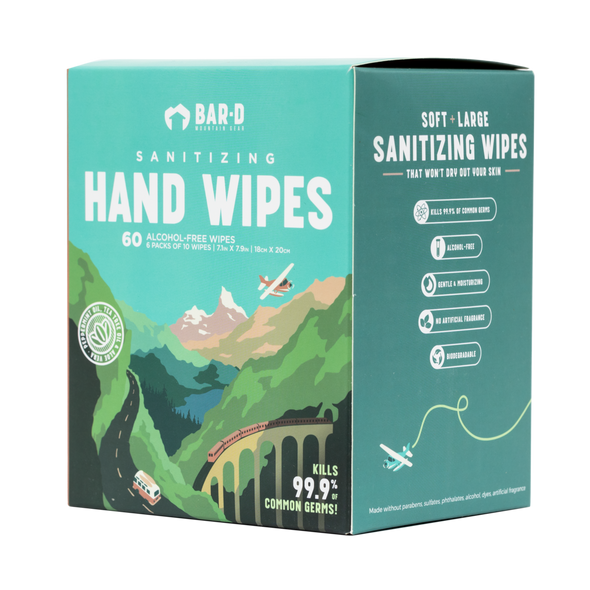 Hand Sanitizing Wipes [6 Pack]