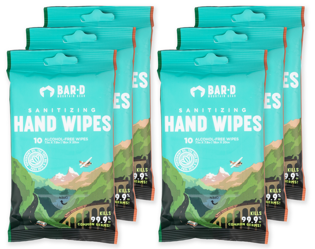Hand Sanitizing Wipes [6 Pack]